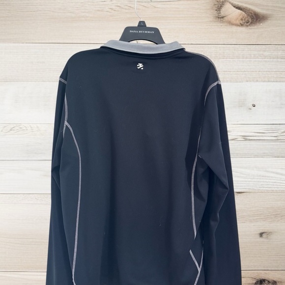 Izod Golf Men’s XL Black 1/4 Zip Pullover | Lightweight Athletic Activewear - Picture 2 of 4